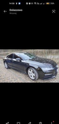 Audi A7 cena 95000 przebieg: 186000, rok produkcji 2015 z Piła małe 379